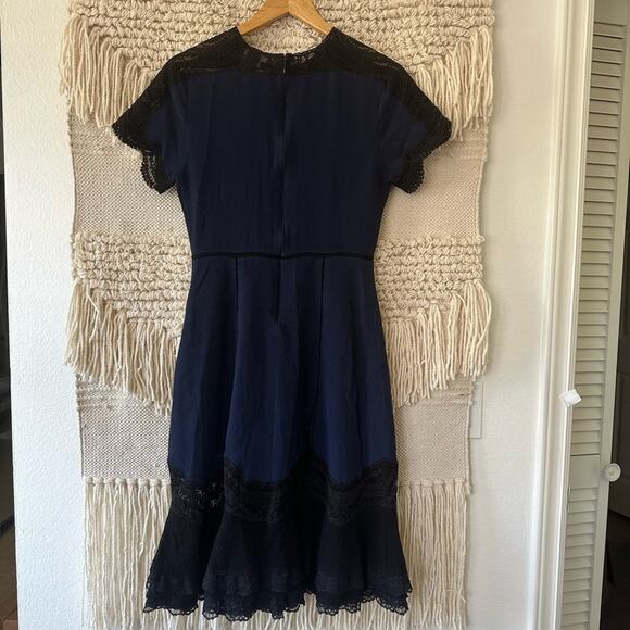 Jonathan Simkhai Applique Ruffle Hem Tee Dress - Picture 11 of 11